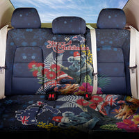 Australia and New Zealand Back Car Seat Cover Merry Christmas-Tuatara and Koala with Plants Xmas Style