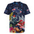 Australia and New Zealand Rugby Jersey Merry Christmas-Tuatara and Koala with Plants Xmas Style