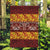 Samoa Siapo and Tapa Garden Flag Pacific Tribal Pattern with Hibiscus Striped Style