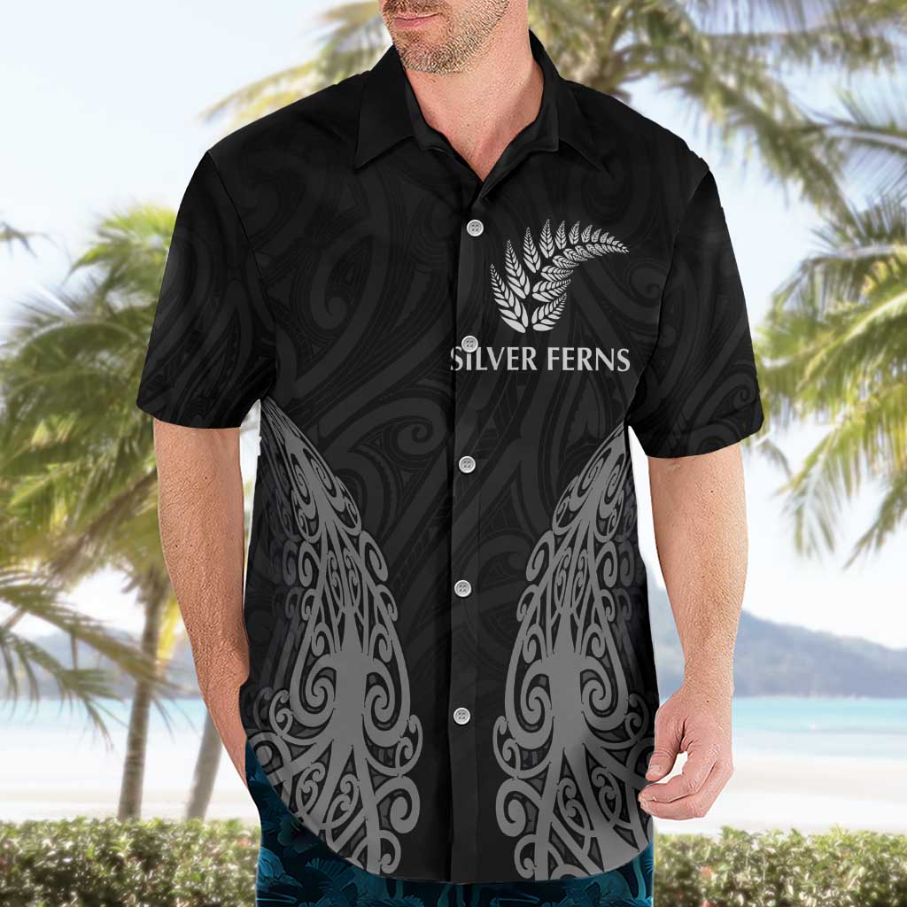 New Zealand Netball Hawaiian Shirt Koru and Maori Tattoo Jersey LT03 - Polynesian Pride