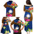 Personalised Marshall Islands Manit Day Family Matching Puletasi Dress and Hawaiian Shirt Marshall Seal Mix Hibiscus Flower Maori Pattern Style LT03 - Polynesian Pride