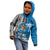 Fiji Rugby Kid Hoodie Coat of Arms Palm Tree Mix Polynesia Tapa Pattern LT03 - Polynesian Pride