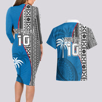 custom-fiji-rugby-couples-matching-long-sleeve-bodycon-dress-and-hawaiian-shirt-coat-of-arms-palm-tree-mix-polynesia-tapa-pattern