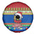 Solomon Islands Christmas Spare Tire Cover Santa With Flag Of Solomon Polynesian Tribal Xmas Vibe LT03 - Polynesian Pride