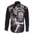 New Zealand Rugby Family Matching Long Sleeve Bodycon Dress and Hawaiian Shirt Maori Warrior Rugby with Silver Fern Sleeve Tribal Ethnic Style LT03 - Polynesian Pride