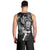 New Zealand Rugby Men Tank Top Maori Warrior Rugby with Silver Fern Sleeve Tribal Ethnic Style LT03 - Polynesian Pride