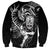 New Zealand Rugby Sweatshirt Maori Warrior Rugby with Silver Fern Sleeve Tribal Ethnic Style LT03 - Polynesian Pride