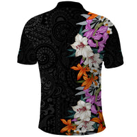 Hawaii Tropical Leaves and Flowers Polo Shirt Tribal Polynesian Pattern LT03 - Polynesian Pride