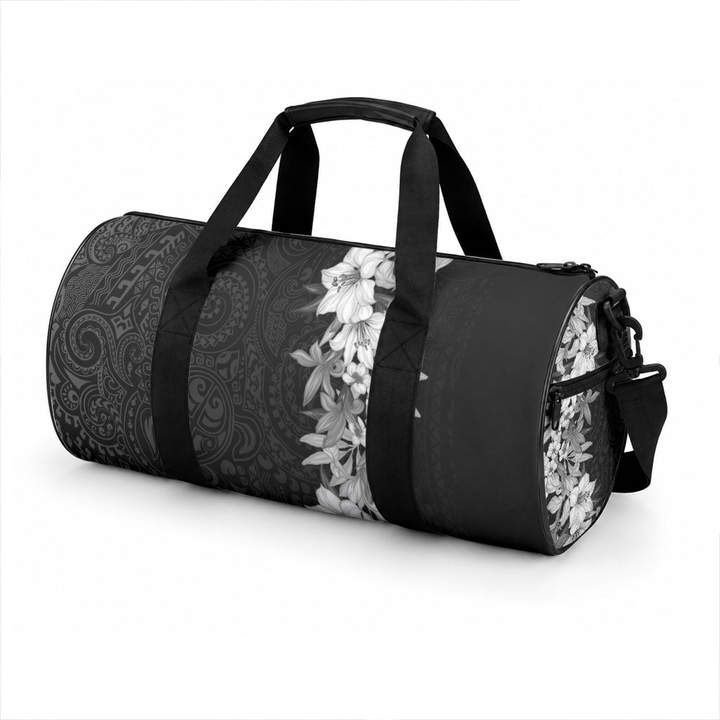 Hawaii Tropical Leaves and Flowers Duffle Bag