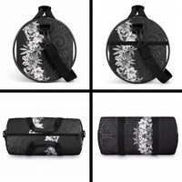 Hawaii Tropical Leaves and Flowers Duffle Bag