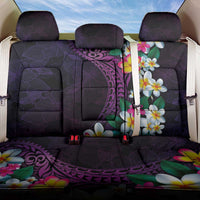 Hawaiian Plumeria-Polynesian Art Tattoo Mauve Color Back Car Seat Cover