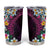 Hawaiian Plumeria-Polynesian Art Tattoo Plum Pink Color Tumbler Cup