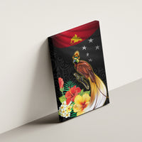 Papua New Guinea Independence Day Canvas Wall Art PNG Flag and Bird-of-Paradise LT03 - Polynesian Pride
