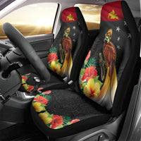 Papua New Guinea Independence Day Car Seat Cover PNG Flag and Bird-of-Paradise