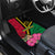 Vanuatu Flag Hibiscus Polynesian Pattern Car Mats