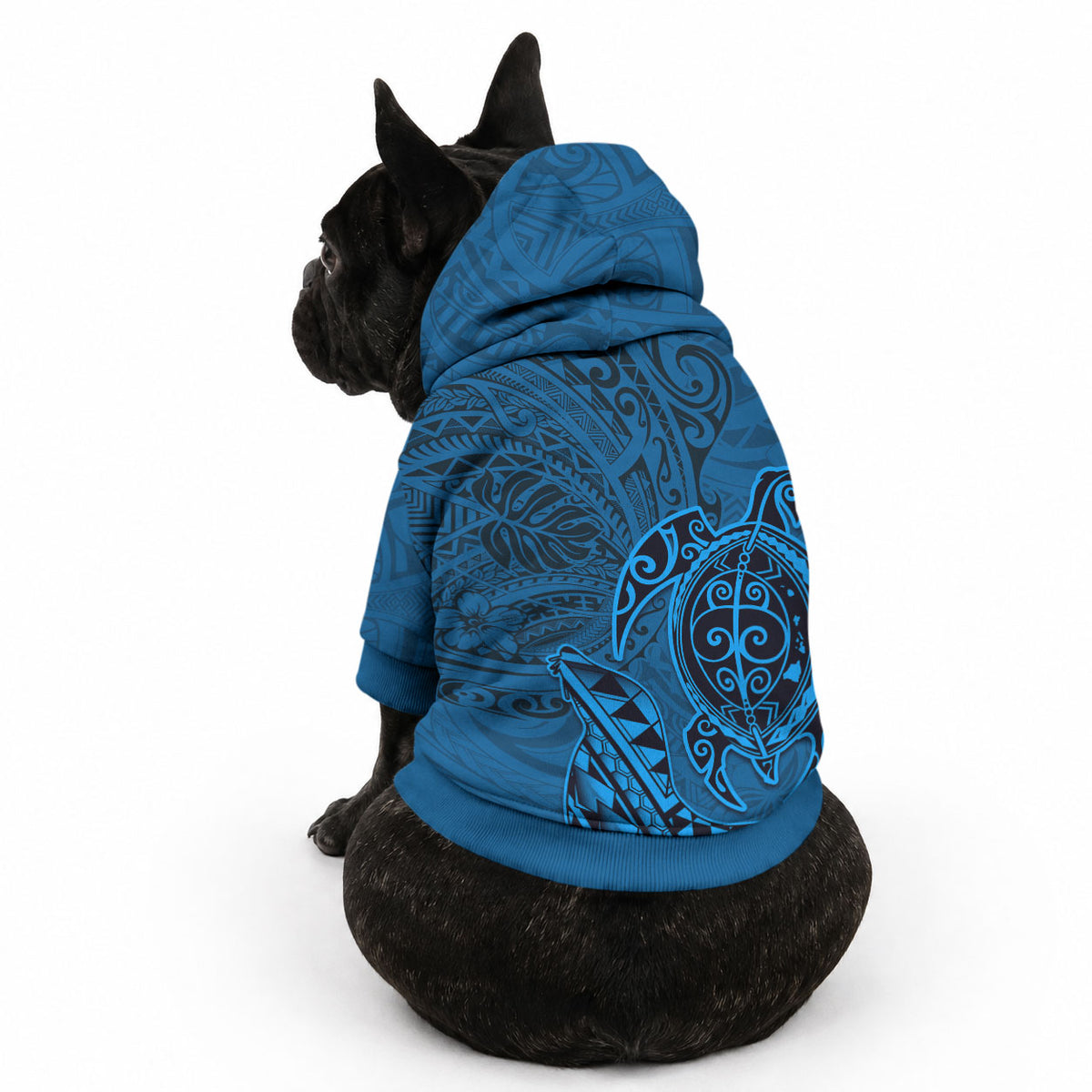 Hawaiian Monk Seal and Dolphin Pet Hoodie