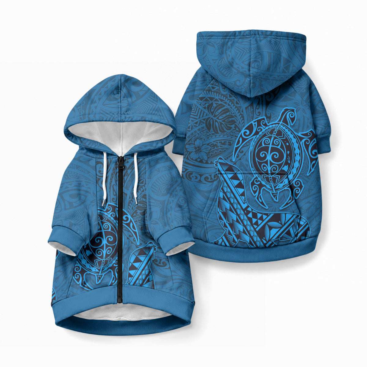 Hawaiian Monk Seal and Dolphin Pet Hoodie