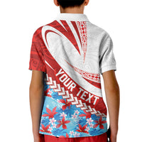 Personalized Tahiti Surfing 2026 Kid Polo Shirt Marquesan Tattoo-Sporty Style LT03 - Polynesian Pride