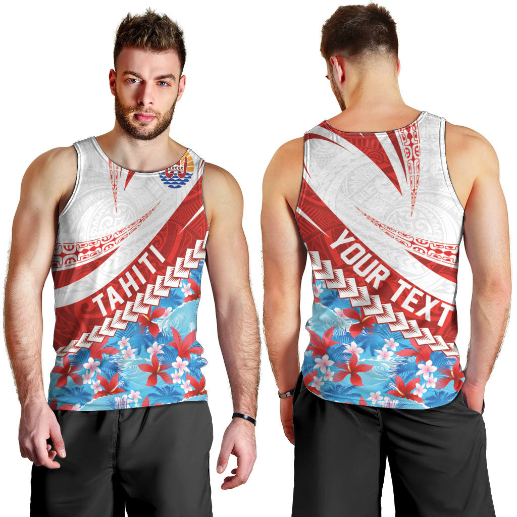 Personalized Tahiti Surfing 2026 Men Tank Top Marquesan Tattoo-Sporty Style LT03 - Polynesian Pride
