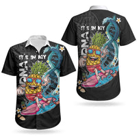 Hawaii Pineapple Surfing Couples Matching Summer Maxi Dress and Hawaiian Shirt It's in My DNA - Kakau and Polynesian Pattern LT03 - Polynesian Pride