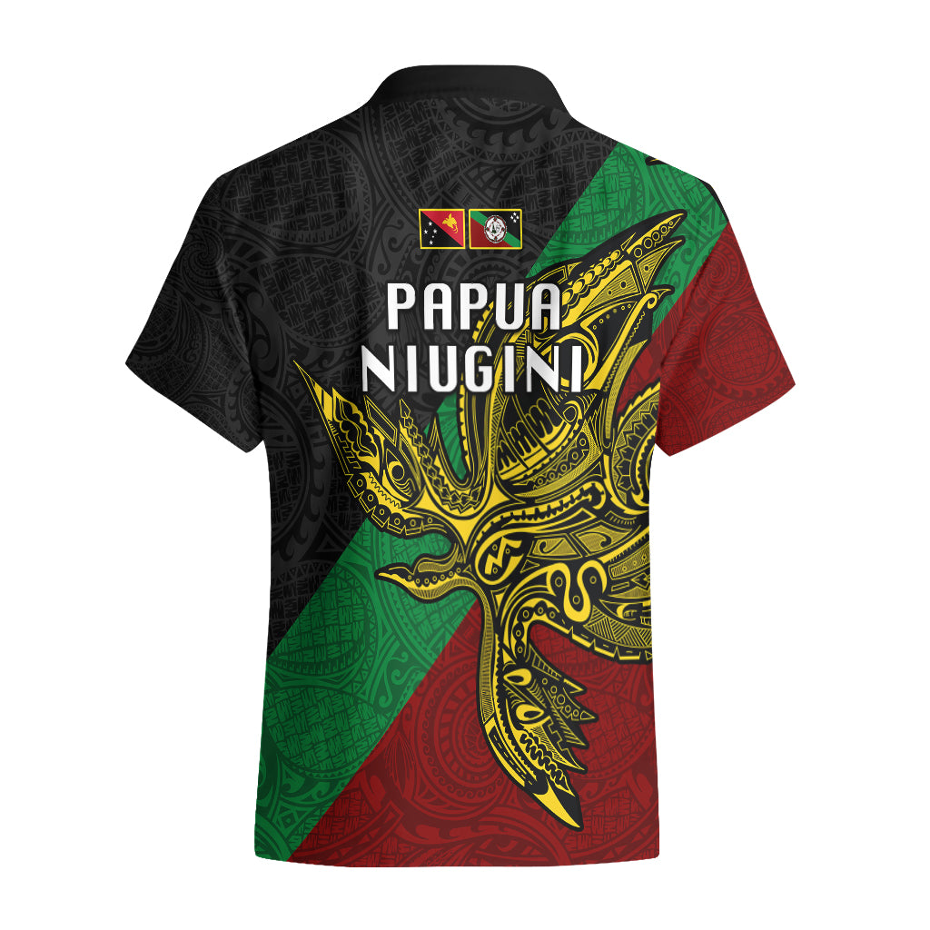 Papua New Guinea East New Britain Province Hawaiian Shirt PNG Birds Of Paradise Polynesian Arty Style LT03 - Polynesian Pride