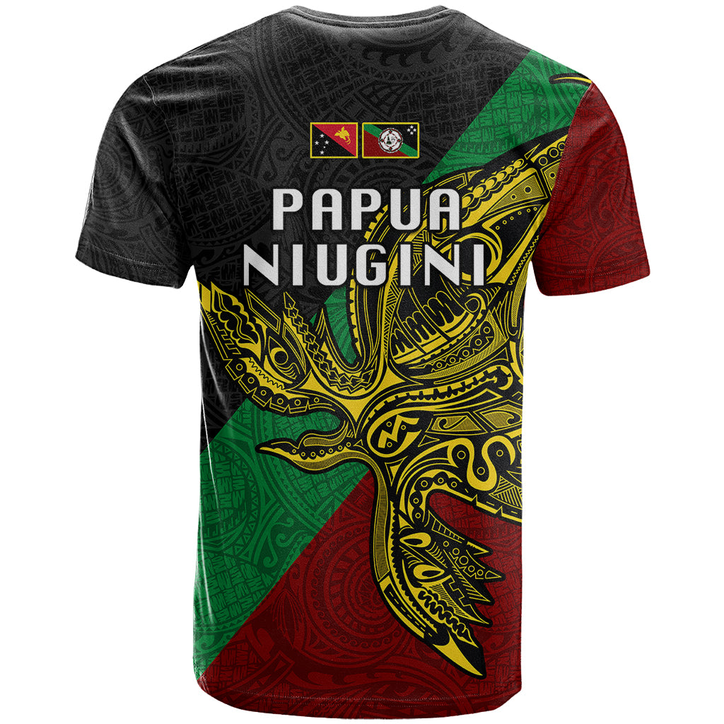 Papua New Guinea East New Britain Province T Shirt PNG Birds Of Paradise Polynesian Arty Style LT03 - Polynesian Pride