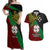 Custom Papua New Guinea East New Britain Province Couples Matching Off Shoulder Maxi Dress and Hawaiian Shirt PNG Birds Of Paradise Polynesian Arty Style LT03 Green - Polynesian Pride