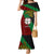 Custom Papua New Guinea East New Britain Province Mermaid Dress PNG Birds Of Paradise Polynesian Arty Style LT03 Women Green - Polynesian Pride