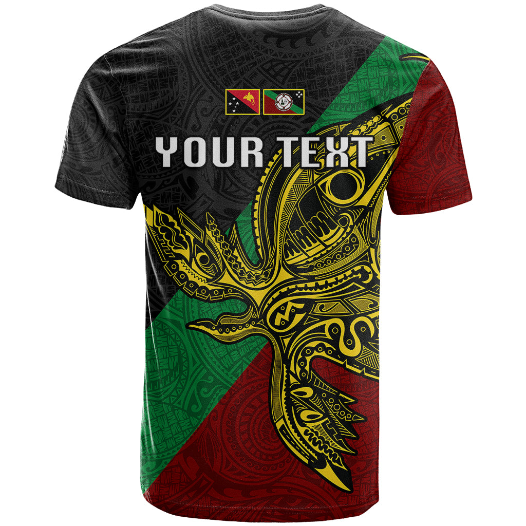 Custom Papua New Guinea East New Britain Province T Shirt PNG Birds Of Paradise Polynesian Arty Style LT03 - Polynesian Pride