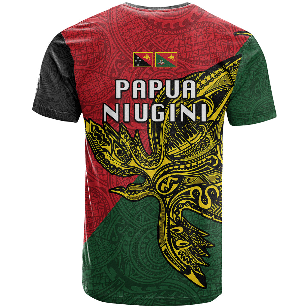 Papua New Guinea East Sepik Province T Shirt PNG Birds Of Paradise Polynesian Arty Style LT03 - Polynesian Pride