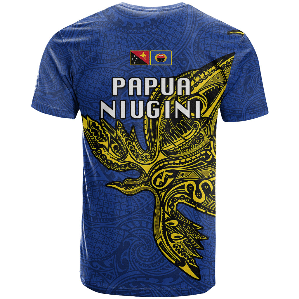 Papua New Guinea Gulf Province T Shirt PNG Birds Of Paradise Polynesian Arty Style LT03 - Polynesian Pride