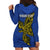 Custom Papua New Guinea Gulf Province Hoodie Dress PNG Birds Of Paradise Polynesian Arty Style LT03 - Polynesian Pride