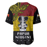 Papua New Guinea Madang Province Baseball Jersey PNG Birds Of Paradise Polynesian Arty Style LT03 - Polynesian Pride