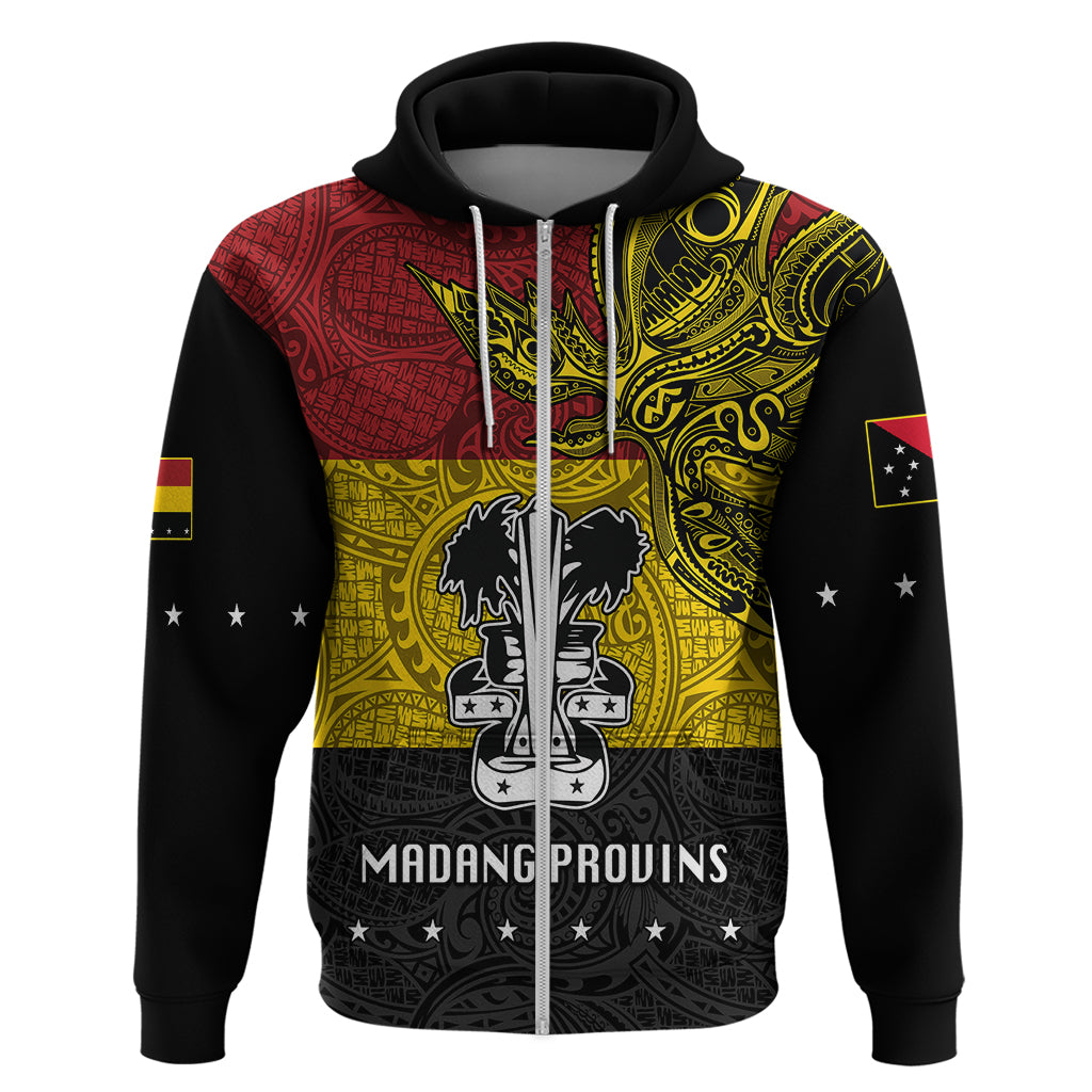 Papua New Guinea Madang Province Hoodie PNG Birds Of Paradise Polynesian Arty Style LT03 - Polynesian Pride