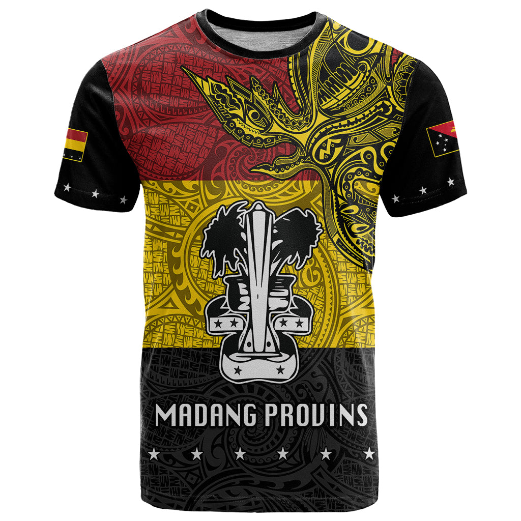 Papua New Guinea Madang Province T Shirt PNG Birds Of Paradise Polynesian Arty Style LT03 Yellow - Polynesian Pride