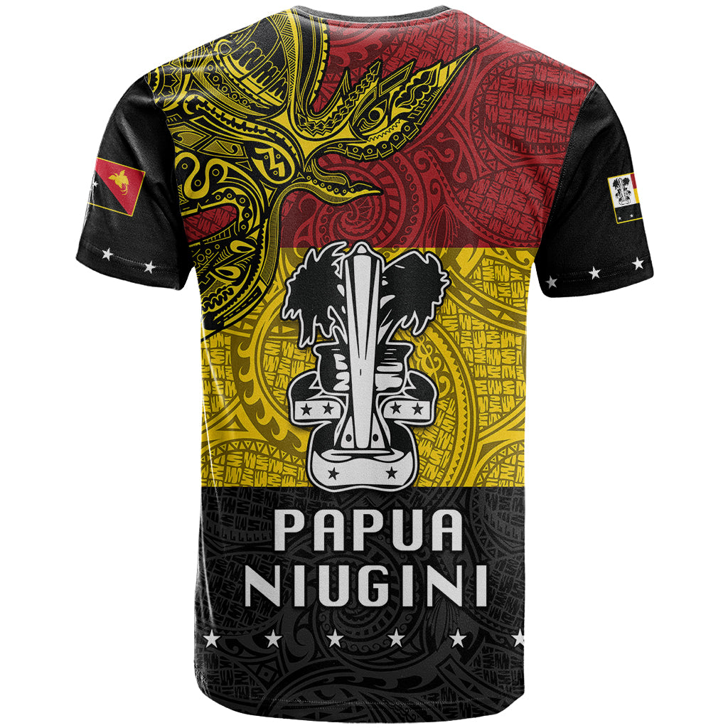 Papua New Guinea Madang Province T Shirt PNG Birds Of Paradise Polynesian Arty Style LT03 - Polynesian Pride