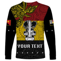 Custom Papua New Guinea Madang Province Long Sleeve Shirt PNG Birds Of Paradise Polynesian Arty Style LT03 - Polynesian Pride