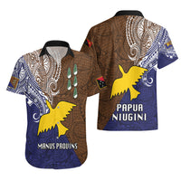 Papua New Guinea Manus Province Hawaiian Shirt PNG Birds Of Paradise Polynesian Arty Style LT03 - Polynesian Pride