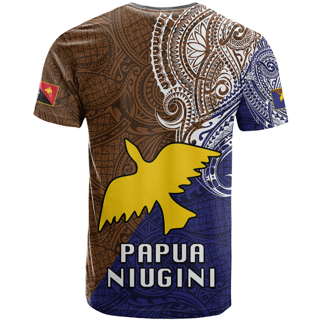 Papua New Guinea Manus Province T Shirt PNG Birds Of Paradise Polynesian Arty Style LT03 - Polynesian Pride