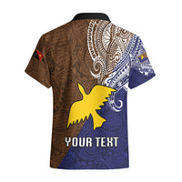 Custom Papua New Guinea Manus Province Hawaiian Shirt PNG Birds Of Paradise Polynesian Arty Style LT03 - Polynesian Pride
