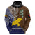 Custom Papua New Guinea Manus Province Hoodie PNG Birds Of Paradise Polynesian Arty Style LT03 - Polynesian Pride