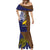 Custom Papua New Guinea Manus Province Mermaid Dress PNG Birds Of Paradise Polynesian Arty Style LT03 - Polynesian Pride