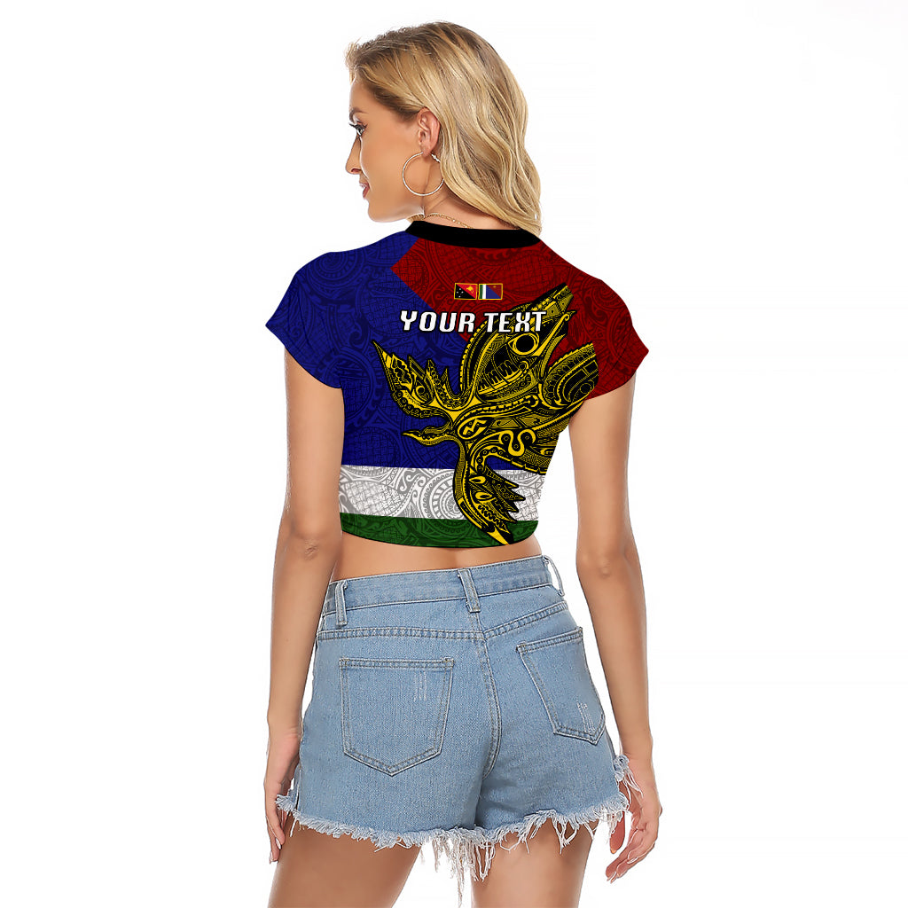 Custom Papua New Guinea Milne Bay Province Raglan Cropped T Shirt PNG Birds Of Paradise Polynesian Arty Style LT03 - Polynesian Pride
