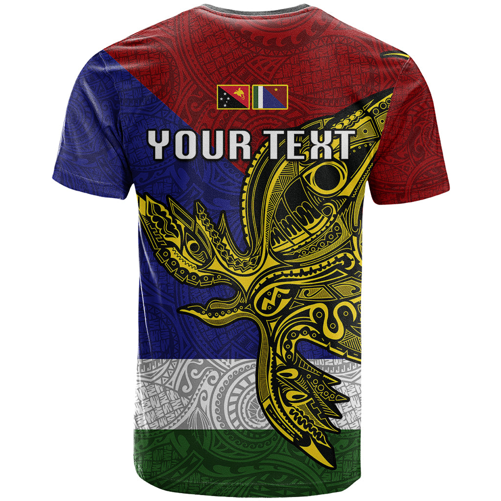 Custom Papua New Guinea Milne Bay Province T Shirt PNG Birds Of Paradise Polynesian Arty Style LT03 - Polynesian Pride