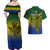 Custom Papua New Guinea Morobe Province Couples Matching Off Shoulder Maxi Dress and Hawaiian Shirt PNG Birds Of Paradise Polynesian Arty Style LT03 - Polynesian Pride