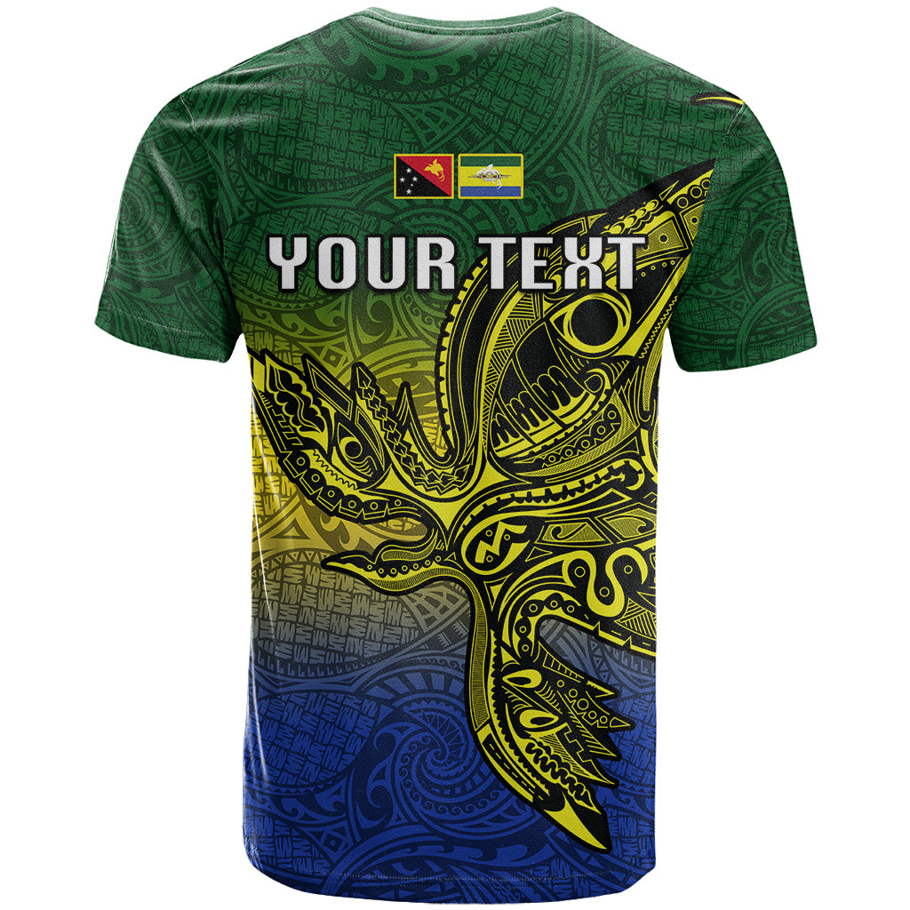 Custom Papua New Guinea Morobe Province T Shirt PNG Birds Of Paradise Polynesian Arty Style LT03 - Polynesian Pride