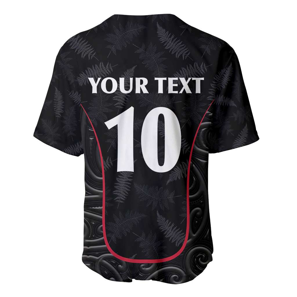 Custom New Zealand Rugby Baseball Jersey Maori All Black Championship 2024 and Silver Fern LT03 - Polynesian Pride