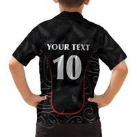 Custom New Zealand Rugby Family Matching Summer Maxi Dress and Hawaiian Shirt Maori All Black Championship 2024 and Silver Fern LT03 - Polynesian Pride