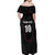 Custom New Zealand Rugby Off Shoulder Maxi Dress Maori All Black Championship 2024 and Silver Fern