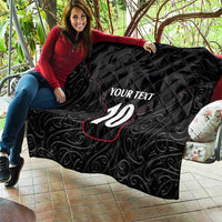 Custom New Zealand Rugby Quilt Maori All Black Championship 2024 and Silver Fern LT03 - Polynesian Pride